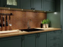 Ilcom Mosaïque Pour Wc<Mosaïque sur résille pour salle de bain et cuisine en céramique 30 cm x 30.5 cm - Caramel savoiardi