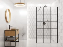 Ilcom Mosaïque sur résille pour salle de bain et cuisine en céramique 29.6 cm x 30 cm- Casablanca- Mosaïque Pour Pièce À Vivre