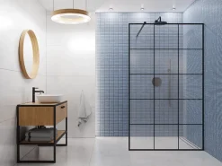 Ilcom Mosaïque sur résille pour salle de bain et cuisine en céramique 28.2 x 29 cm- Blue piano- Mosaïque Pour Wc