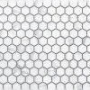 Ilcom Mosaïque sur résille pour salle de bain et cuisine en céramique 30 cm x 26 cm - Marble hive- Mosaïque Pour Douche