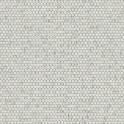 Ilcom Mosaïque sur résille pour salle de bain et cuisine en céramique 30 cm x 26 cm - Marble hive- Mosaïque Pour Douche