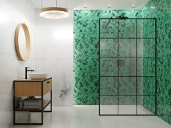 Ilcom Mosaïque Pour Salle De Bains|Mosaïque<Mosaïque sur résille pour salle de bain et cuisine en céramique 31.2 cm x 27 cm- Jungle nature hive