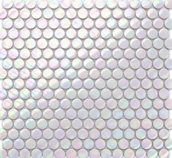 Ilcom Mosaïque sur résille pour salle de bain et cuisine en céramique 29.3 cm x 31.7 cm - Rainbow bubbles- Mosaïque|Mosaïque Pour Douche