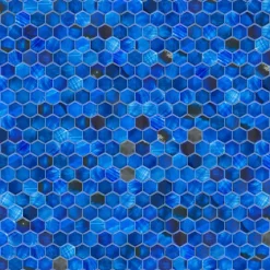 Ilcom Mosaïque sur résille pour salle de bain et cuisine en céramique 31.2 x 27 cm- Mixed ocean hive- Mosaïque Pour Salle De Bains|Mosaïque