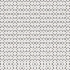 Ilcom Mosaïque<Mosaïque sur résille pour salle de bain et cuisine en céramique 31.7 cm x 29.3 cm - Matt white dot