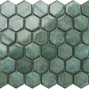 Ilcom Mosaïque sur résille pour salle de bain et cuisine en céramique 29.7 cm x 26.2 cm - Nori hive- Mosaïque Pour Douche|Mosaïque Pour Wc
