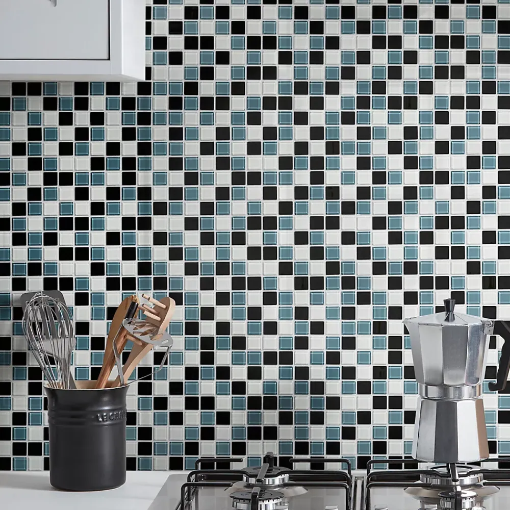 Colours Mosaïque Tarente gris 30 x 30 cm- Mosaïque Pour Douche|Mosaïque Pour Wc