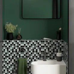 Colours Mosaïque Tarente gris 30 x 30 cm- Mosaïque Pour Douche|Mosaïque Pour Wc
