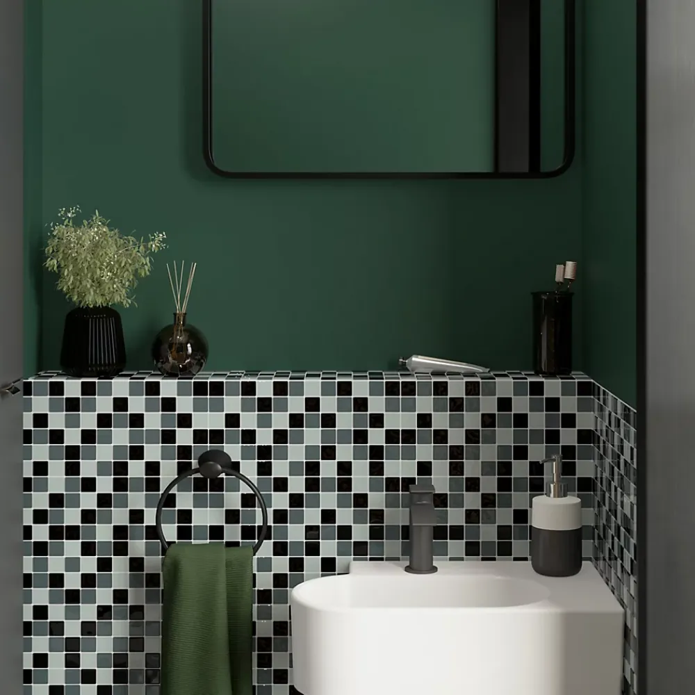 Colours Mosaïque Tarente gris 30 x 30 cm- Mosaïque Pour Douche|Mosaïque Pour Wc