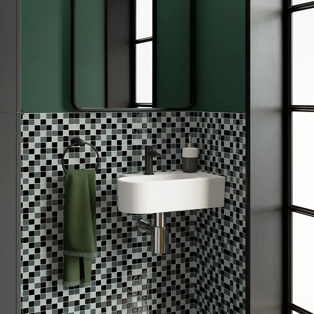 Colours Mosaïque Tarente gris 30 x 30 cm- Mosaïque Pour Douche|Mosaïque Pour Wc