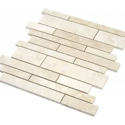 Decoon Mosaïque Pour Wc|Mosaïque<Mosaïque Travertin - Beige Vieilli - Barrettes