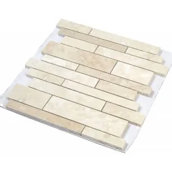 Decoon Mosaïque Pour Wc|Mosaïque<Mosaïque Travertin - Beige Vieilli - Barrettes