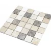 Decoon Mosaïque Pour Douche|Mosaïque<Mosaïque Travertin - Mix Gris - 4.8 x 4.8 cm