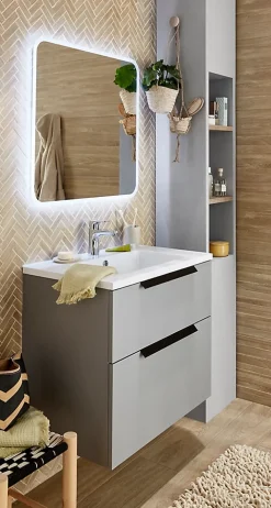 GoodHome Mosaïque 30x30cm Rusticwood- Mosaïque Pour Wc|Mosaïque Pour Pièce À Vivre