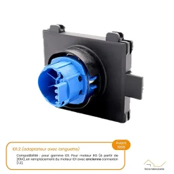 Bubendorff Volet Roulant<Moteur Universel 10 Nm, Radio R, avec Émetteur et Adaptateur iD1.2, pour Volet Roulant