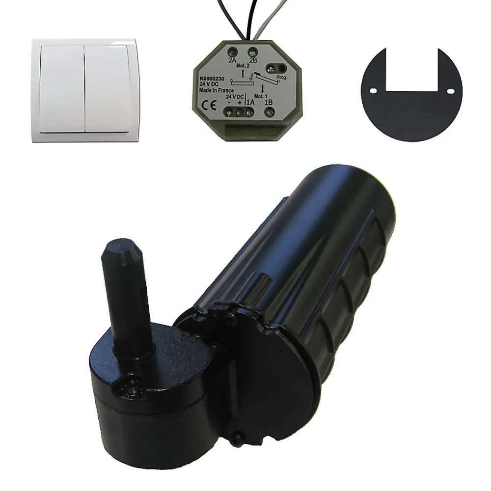 Slid’Up By Mantion Motorisation pour volet 1 battant droit SLID'UP URANUS filaire - gond 12 mm- Volet Battant