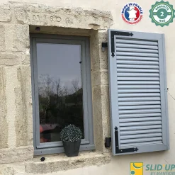 Slid’Up By Mantion Motorisation pour volet 1 battant droit SLID'UP URANUS filaire - gond 12 mm- Volet Battant