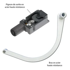 Slid’Up By Mantion Volet Battant<Motorisation pour volet 2 battants SLID'UP WINEO filaire - baie 1500 à 2500 mm - blanc