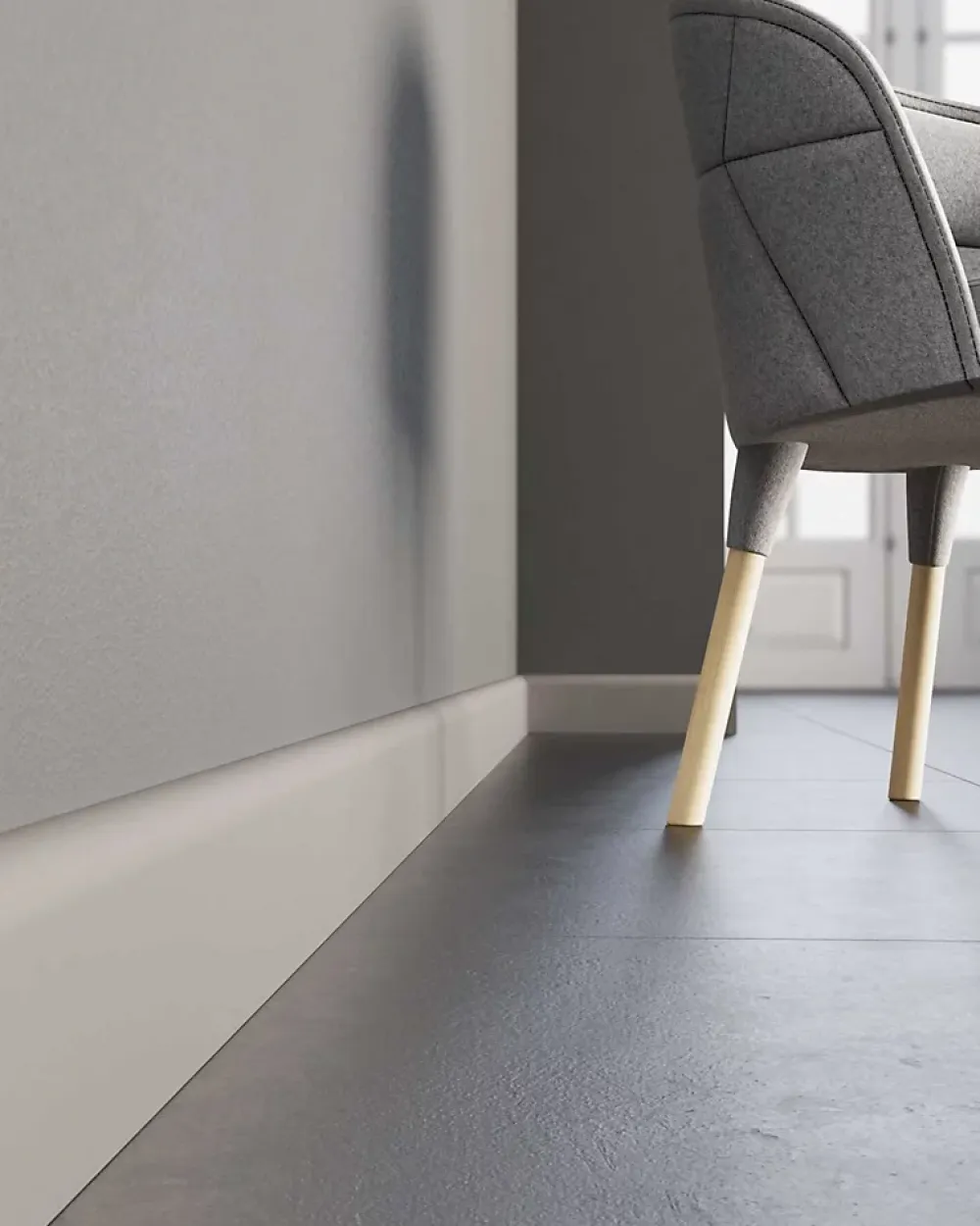 Noel & Marquet Plinthe Pour Parquet Et Stratifié<Moulure couvrante NMC WALLSTYL CF1 Moulure décorative Plinthe Moulure décorative