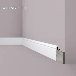 Noel & Marquet Plinthe Pour Parquet Et Stratifié<Moulure couvrante NMC WALLSTYL CF3 Moulure décorative Plinthe Moulure décorative