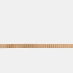 Woodbord Moulure<Moulure murale décorative en bois FLUTE CONVEXE- 1 x 3 x 100 cm - Brut sans peinture - Cimaise - Plinthe - Baguette d'ornement