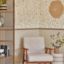 Woodbord Moulure<Moulure murale décorative en bois CHEVRON - 0,6 x 3,8 x 100 cm - Brut sans peinture - Cimaise - Plinthe - Baguette d'ornement