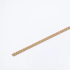 Woodbord Moulure murale décorative en bois PERLA 18,5 - 1,85 x 100 cm - Brut sans peinture - Cimaise - Plinthe - Baguette d'ornement- Moulure