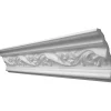 Moulure polystyrène Greta 1 x 2 m blanc- Moulure Et Rosace De Plafond