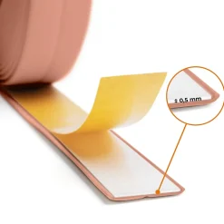 Quest Plinthe Pour Sol En Vinyle Et Pvc<Moulure Souple en PVC 10x10 mm, Auto-Adhésive avec Bande Mousse, Plinthe Souple, pour Finitions et Étanchéité des Jonctions, brun
