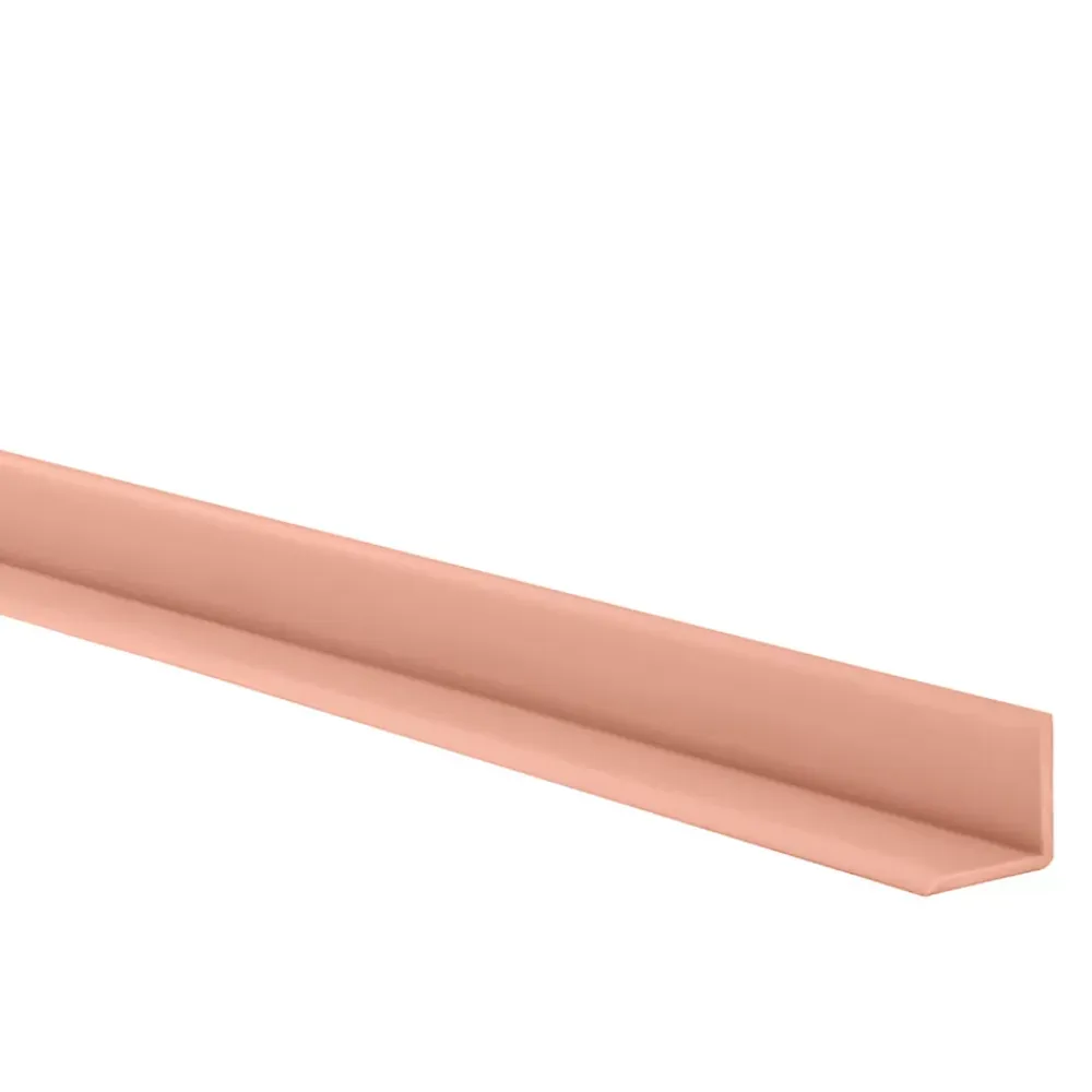 Quest Plinthe Pour Sol En Vinyle Et Pvc<Moulure Souple en PVC 10x10 mm, Auto-Adhésive avec Bande Mousse, Plinthe Souple, pour Finitions et Étanchéité des Jonctions, brun