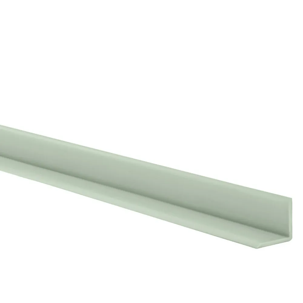 Quest Plinthe Pour Sol En Vinyle Et Pvc<Moulure Souple en PVC 10x10 mm, Auto-Adhésive avec Bande Mousse, Plinthe Souple, pour Finitions et Étanchéité des Jonctions, vert