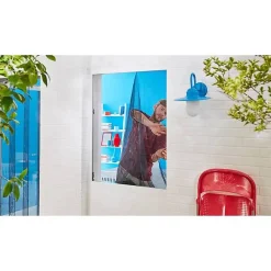 Tesa Moustiquaire Pour Porte-Fenêtre<Moustiquaire - - Standard - 1,3 m x 1,5 mm - Fixation auto-agrippante - Blanc