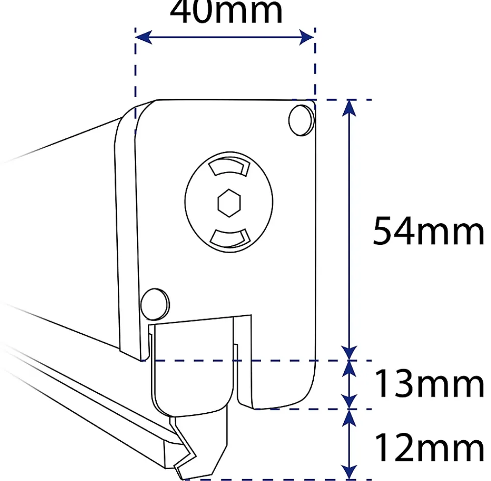 Avosdim Moustiquaire Pour Fenêtre<Moustiquaire Baie Vitrée Double Porte - L240 x H230 cm - Alu Blanc - Recoupable