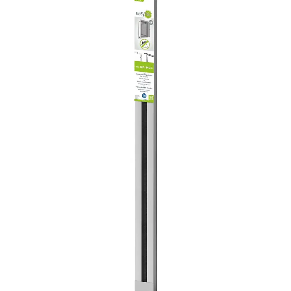 Easy Life Moustiquaire Pour Porte-Fenêtre<Moustiquaire cadre aluminium sans perçage 120x140 cm Basic