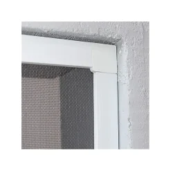 Volet-Moustiquaire Moustiquaire Cadre Amovible Alu 100 cm x 100 cm Blanc- Moustiquaire Pour Fenêtre
