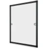 Avosdim Moustiquaire cadre recoupable 130 x 150cm gris anthracite - Toile fibre de verre- Moustiquaire Pour Fenêtre
