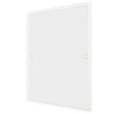 Avosdim Moustiquaire Pour Fenêtre<Moustiquaire cadre recoupable 130 x 150cm blanc - Toile fibre de verre