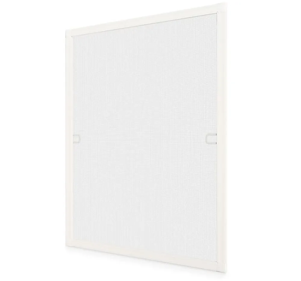 Avosdim Moustiquaire Pour Fenêtre<Moustiquaire cadre recoupable 130 x 150cm blanc - Toile fibre de verre