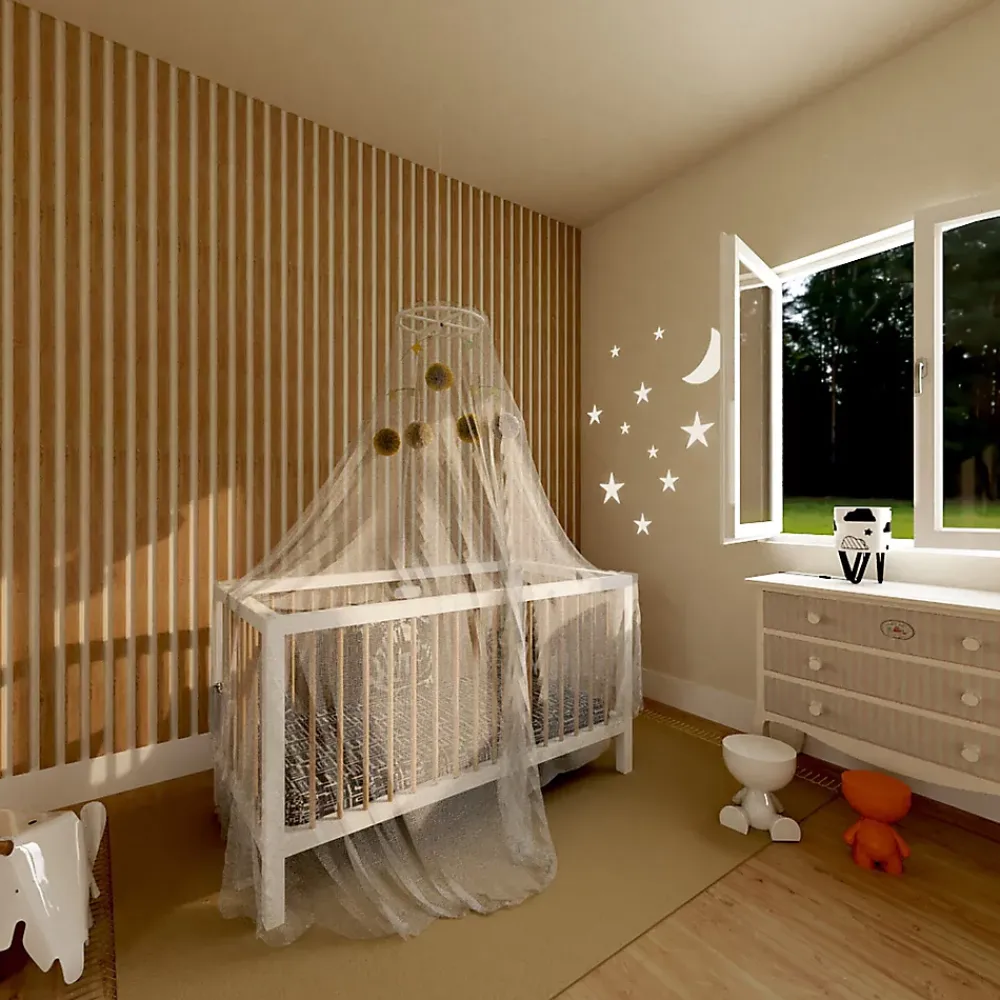KOCOON Moustiquaire De Lit<Moustiquaire ciel de lit bébé blanc 100 x 56 cm