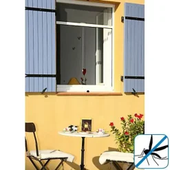 KOCOON Moustiquaire Pour Fenêtre<Moustiquaire de fenêtre enroulable en alu blanc 100 x h.170 cm