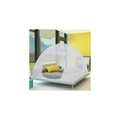 IDMarket Moustiquaire Pour Fenêtre<Moustiquaire dôme pop-up grandes dimensions 195x180 cm mobile pour lit