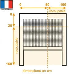 Moustikit Moustiquaire Pour Fenêtre<Moustiquaire enroulable verticale Alu Blanc Confort