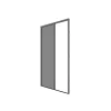 Volet-Moustiquaire Moustiquaire Pour Porte-Fenêtre<Moustiquaire plissée pour porte et porte-fenêtre H230 cm x L140 cm coloris gris