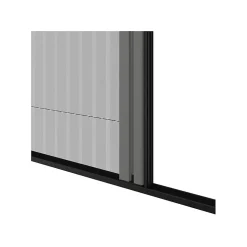 Volet-Moustiquaire Moustiquaire Pour Porte-Fenêtre<Moustiquaire plissée pour porte et porte-fenêtre H230 cm x L140 cm coloris gris