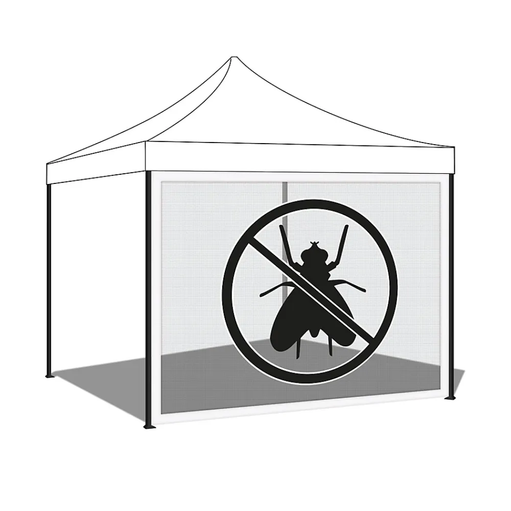 Frankystar Moustiquaire pour gazebo de jardin 300xH200 cm - Blanc- Moustiquaire Pour Tonnelle Et Pergola