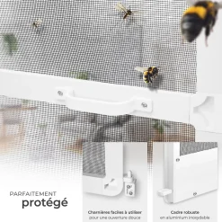 Tectake Moustiquaire Pour Fenêtre<Moustiquaire pour Portes Découpe individuelle