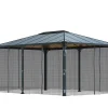 Canopia by Palram Moustiquaire pour tonnelle Milano 4300 et Martinique 5000- Moustiquaire Pour Tonnelle Et Pergola