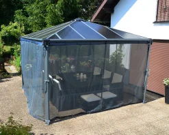 Palram - Canopia Moustiquaire pour tonnelle Palermo, Milano et Martinique- Moustiquaire Pour Tonnelle Et Pergola