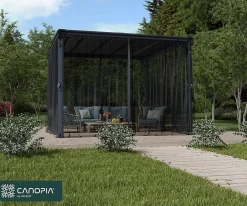 Palram - Canopia Moustiquaire pour tonnelle Palermo, Milano et Martinique- Moustiquaire Pour Tonnelle Et Pergola