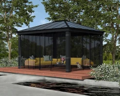 Palram - Canopia Moustiquaire pour tonnelle Dallas 6100- Moustiquaire Pour Tonnelle Et Pergola